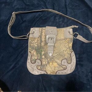 Camo Satchel Bedazzled